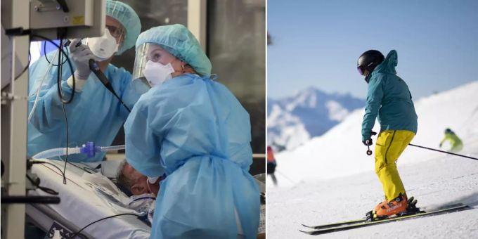 Volle Betten - Spitäler in Berggebieten zittern vor Skiunfällen