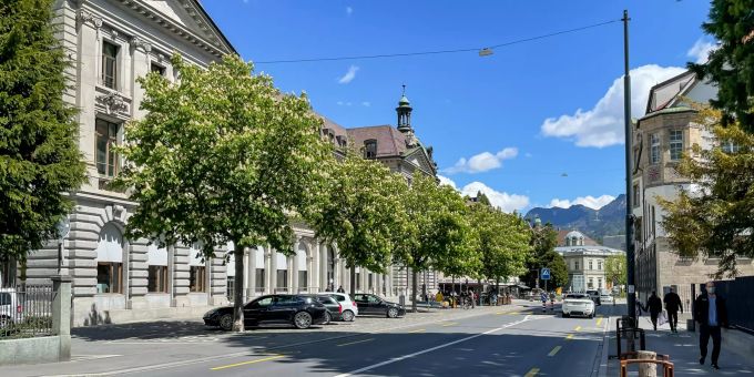 Hauptstrasse Chur. Hauptstrasse Chur.