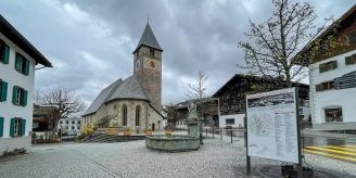 Klosters - Nachtarbeiten an den Bahnanlagen