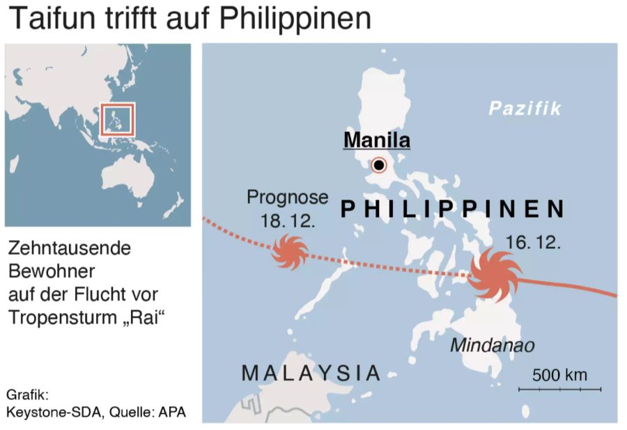 TAIFUN, PHILIPPINEN, WETTERPHAENOMEN, STURM, RAI