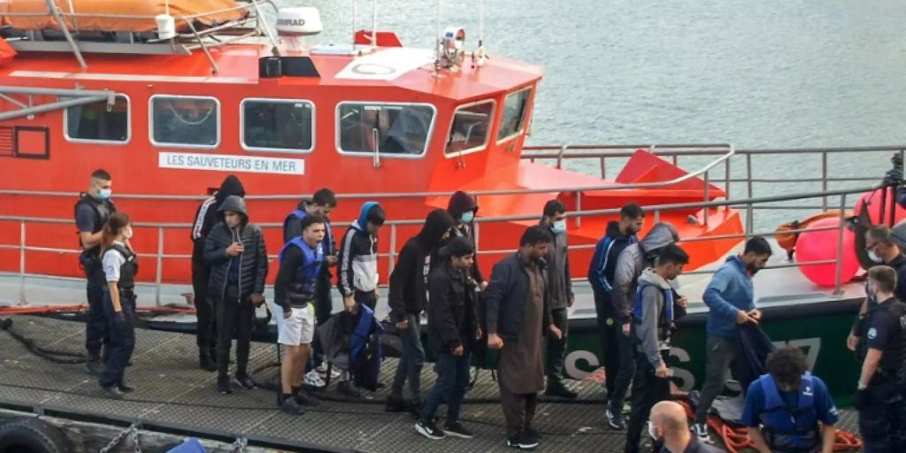 More than 40,000 migrants entered the English Channel illegally