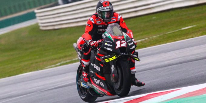 Die Aprilia und Viñales sind noch in der Angewöhnungs-Phase. Maverick Viñales