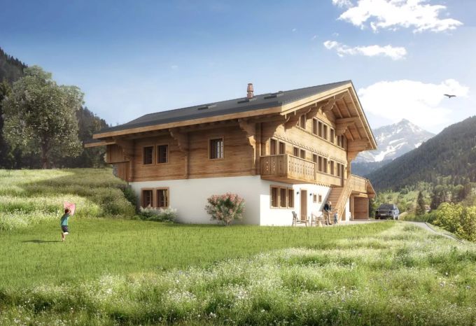 Neubau Chalet Millionen