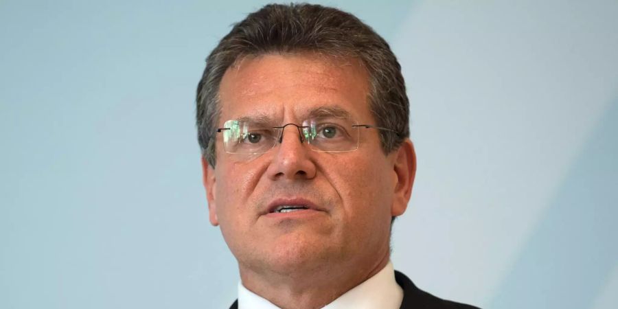 EU-Kommissar Maros Sefcovic