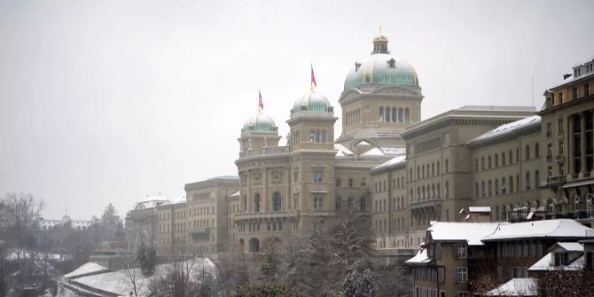 Das Bundeshaus in Bern.