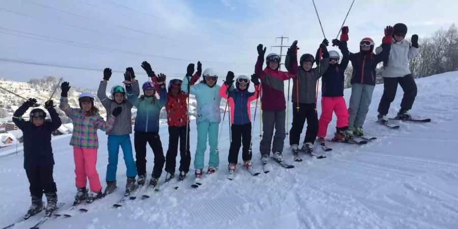 Primarschule im Schnee.