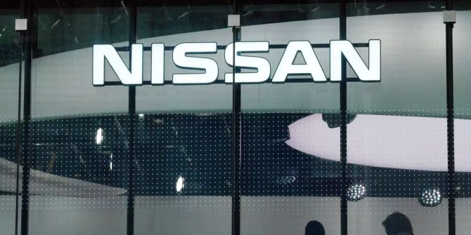 Das Logo von Nissan
