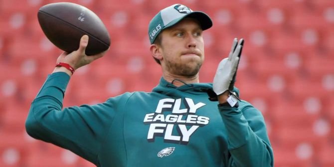 Eagles-Quarterback Nick Foles.