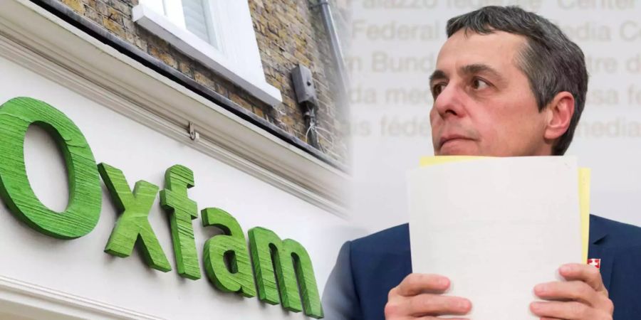 Oxfam wurde von der Schweiz finanziell unterstützt.