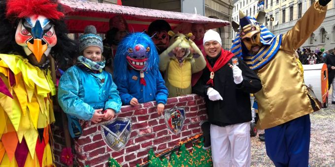 Basler Kinderfasnacht - «Mein Papi hat die Gorilla-Maske selber gemacht»