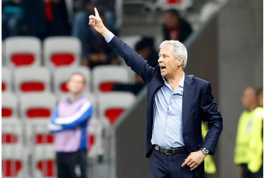 Lucien Favre läufts bei Nizza überhaupt nicht.