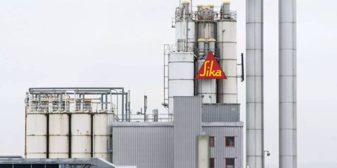 Eine Fabrik des Bauchemiekonzerns Sika. skia