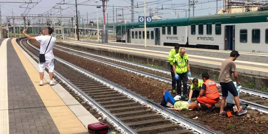 Das Selfie empört ganz Italien.