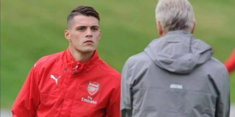 Granit Xhaka trainierte zwei Jahre unter Arsène Wenger.