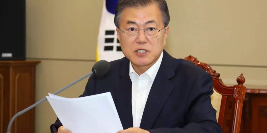 Südkoreas Präsident Moon Jae In möchte sich vermehrt mit Kim Jong Un treffen.