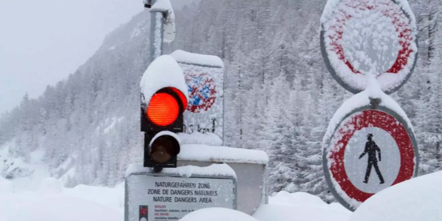 Zermatt war am Nachmittag schon wieder von der Umwelt abgeschnitten.