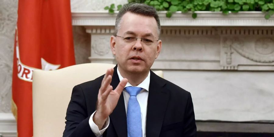 US-Pastor Andrew Brunson im Oval Office.