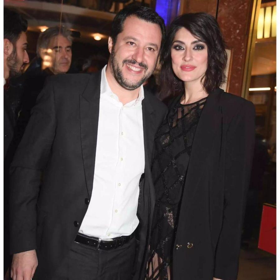 Matteo Salvini und Elisa Isoardi