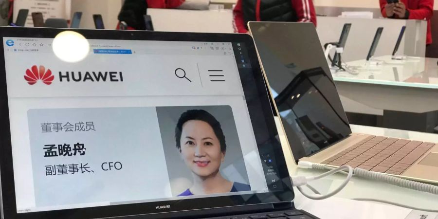 Ein Porträtfoto von Meng Wanzhou, Finanzvorstand des chinesischen Smartphone-Herstellers Huawei.