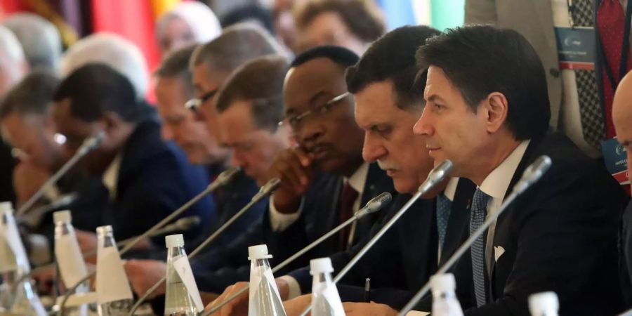 Die internationale Libyen-Konferenz in Palermo (IT).