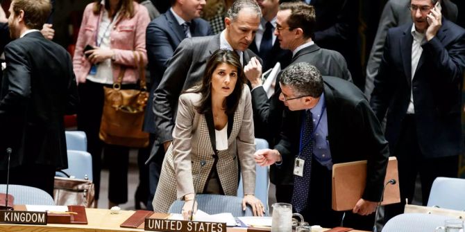 Nikki Haley, Uno-Botschafterin der USA.