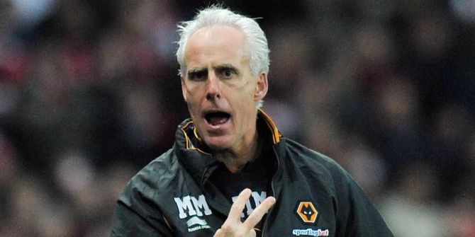 Der damalige Trainer der Wolverhampton Wanderers Mick McCarthy.