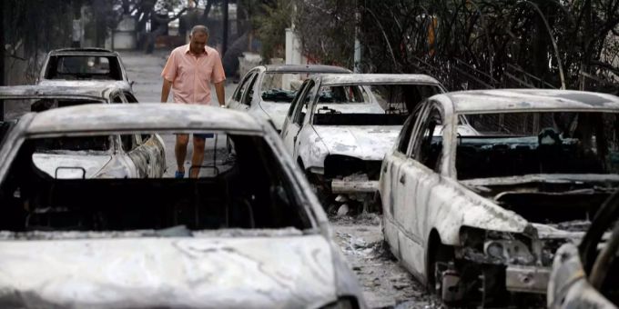 Über 74 Todesopfer - Waldbrände wüten weiter bei Athen