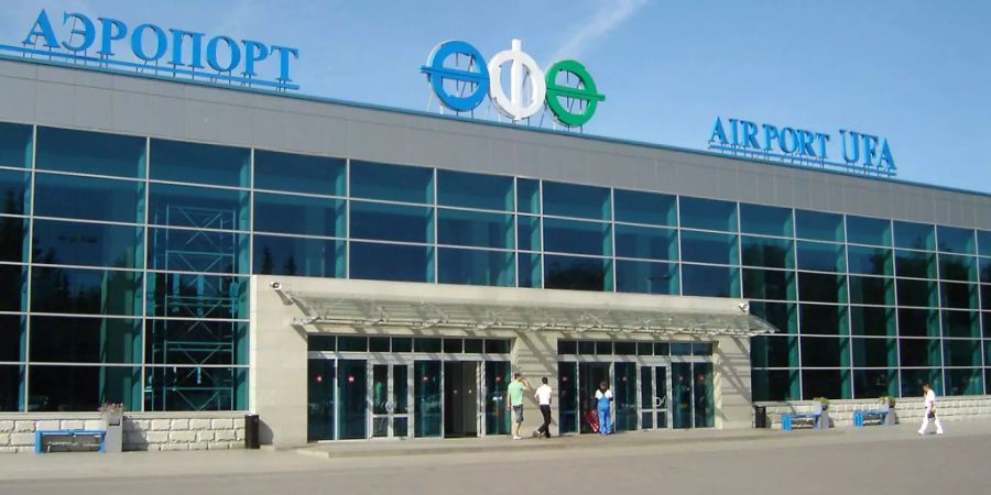 Der Flughafen in der russischen Stadt Ufa.