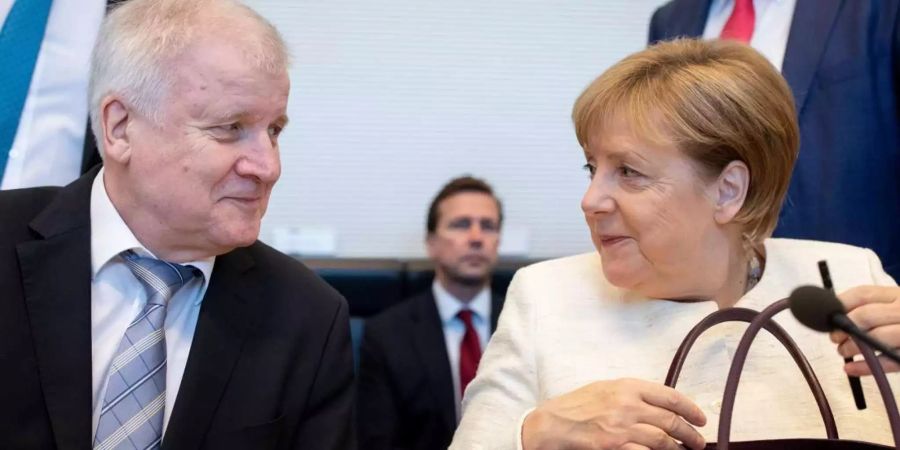 Laut Seehofer ist die Beziehung zur Koalitionskollegin Merkel gekittet.