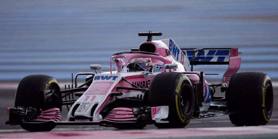 Der F1- Bolide des Force India Teams.