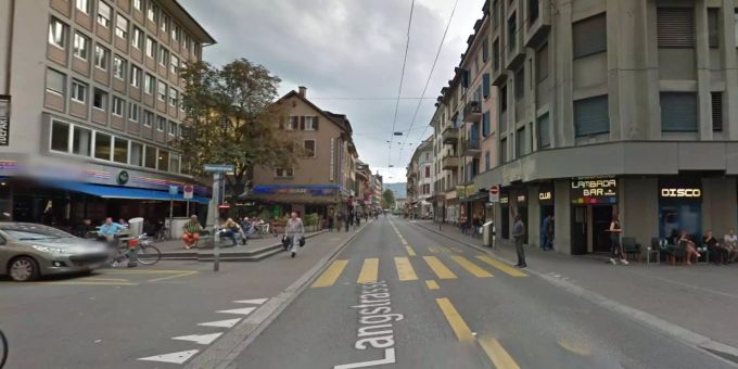 Die Langstrasse in Zürich. Die Langstrasse in Zürich.