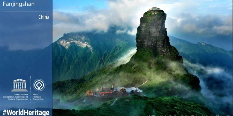 Der Berg Fanjingshan in China.