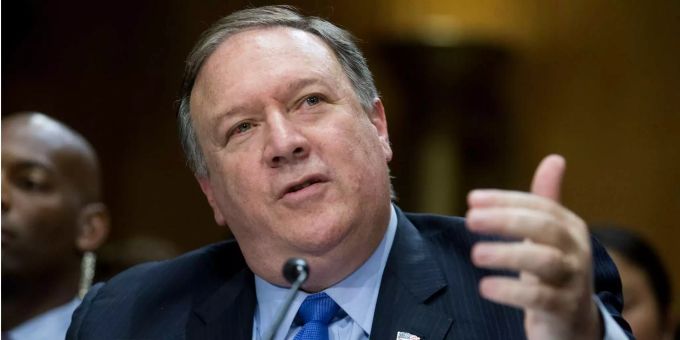 Der US-Aussenminister Mike Pompeo hat die Rolle von Russland im Ukraine-Konflikt kritisiert. Der US-Aussenminister Mike Pompeo hat die Rolle von Russland im Ukraine-Konflikt kritisiert.