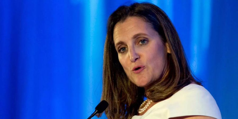 Die kanadische Aussenministerin Chrystia Freeland.