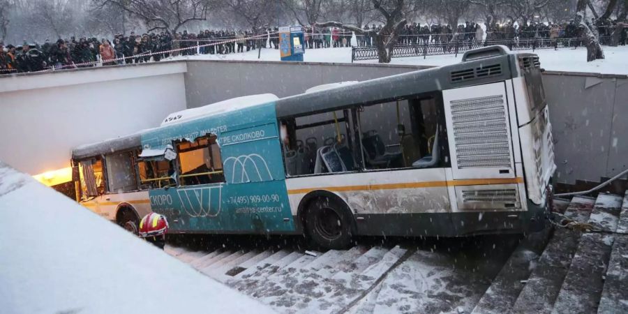 Der Unfall geschah am Mittwochnachmittag – viele Russen waren zu der Zeit auf Einkaufstour.