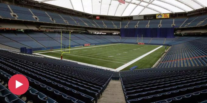 Trotz Sprengung - Dieses Stadion in Detroit (US) will stehen bleiben