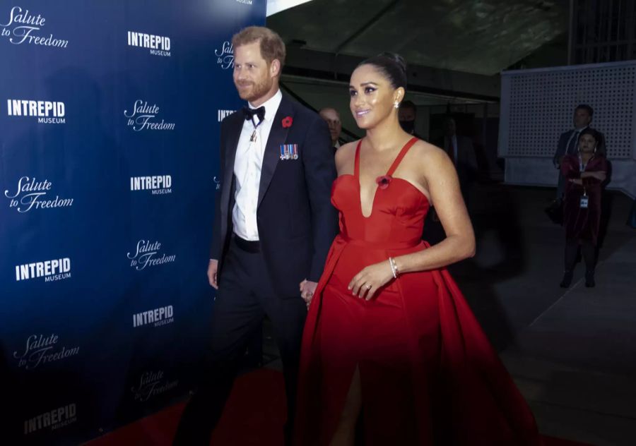 Prinz Harry und Herzogin Meghan nahmen an der Freedom Gala in New York teil.