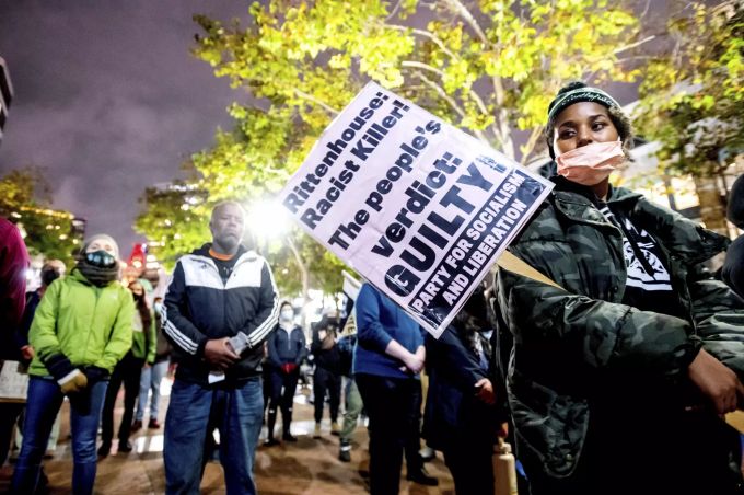 Auch in Kenosha kam es zu Demonstrationen. Kenosha Protest Shootings Reaction