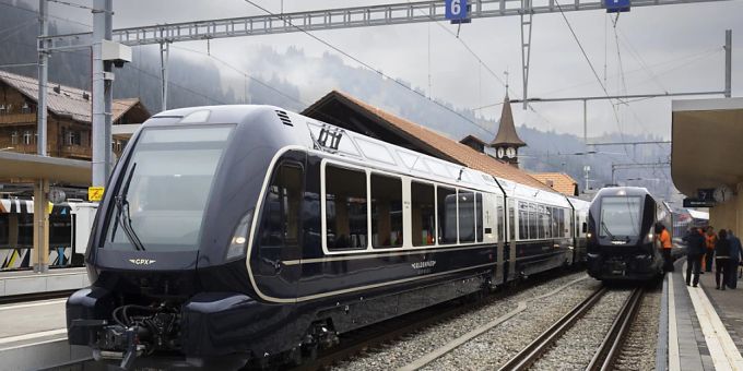 Am Bahnhof Zweisimmen ist für den Goldenpass Express vorderhand Schluss. (Archivbild) Bahnhof Zweisimmen