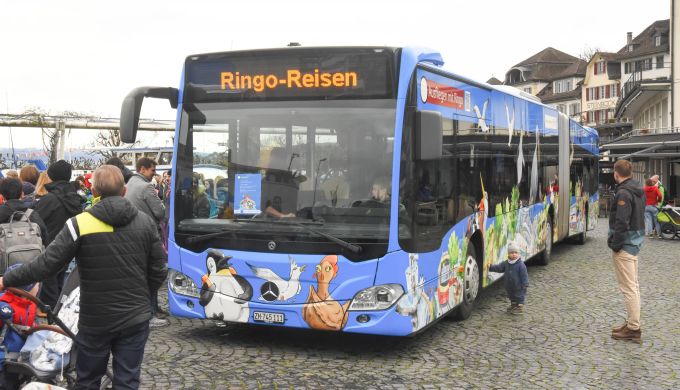 War der Hingucker per se: Der Ringo-Bus. bus