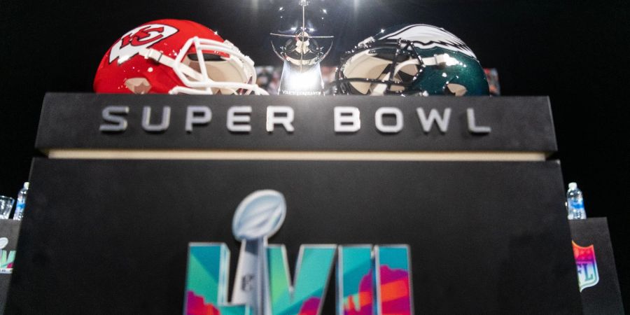 Im Super Bowl LVII treffen die Kansas City Chiefs auf die Philadelphia Eagles.