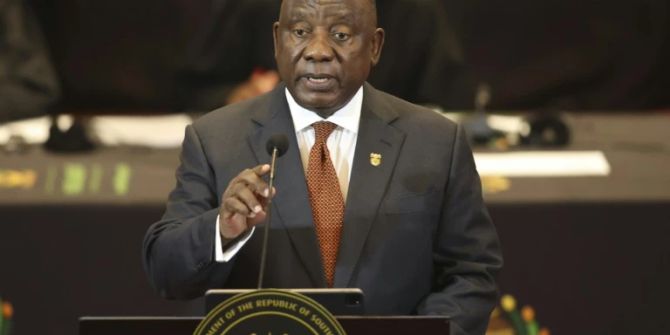 Präsident Cyril Ramaphosa