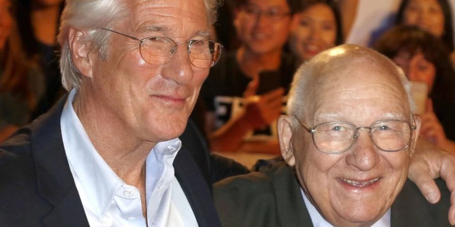 Richard Gere (l.) mit seinem Vater auf einem Event im Jahr 2017.