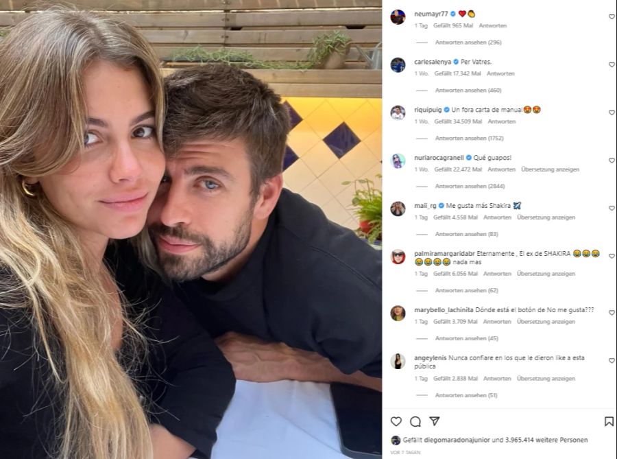 Gerard Piqué und Clara sollen in die Zukunft planen.