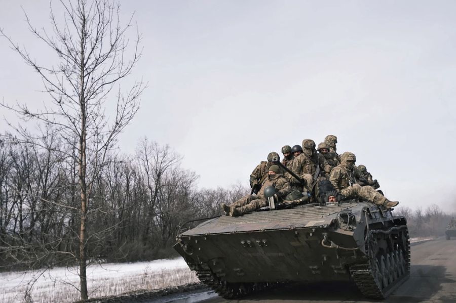 Seit Monaten verteidigen ukrainische Truppen die kleine Stadt Bachmut im Donbass.