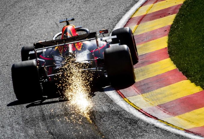 Max Verstappen (Red Bull) beim Belgien-GP 2019. Max Verstappen Belgien-GP