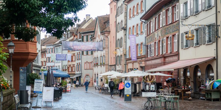 Die Marktgasse in Rheinfelden.