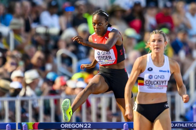 Auch Yasmin Giger (l.) zeigt einen starken Lauf. Für sie geht es als nächstes in die Halbfinals. Yasmin Giger WM