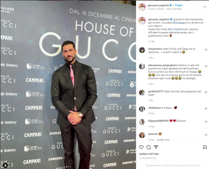 Giovanni Angiolini und Michelle Hunziker wurden in einem Hotel gesehen. Hunziker