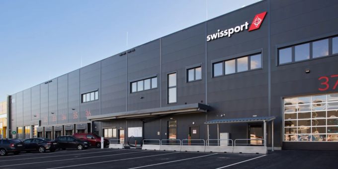 Das neue Swissport-Frachthaus in Wien. Swissport Wien